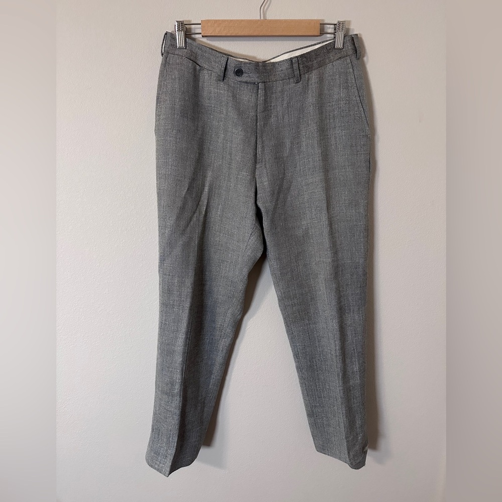 Vintage formal Men's Gray Pants trousers size 25 40S